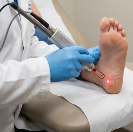 nd yag laser treatment for foot warts